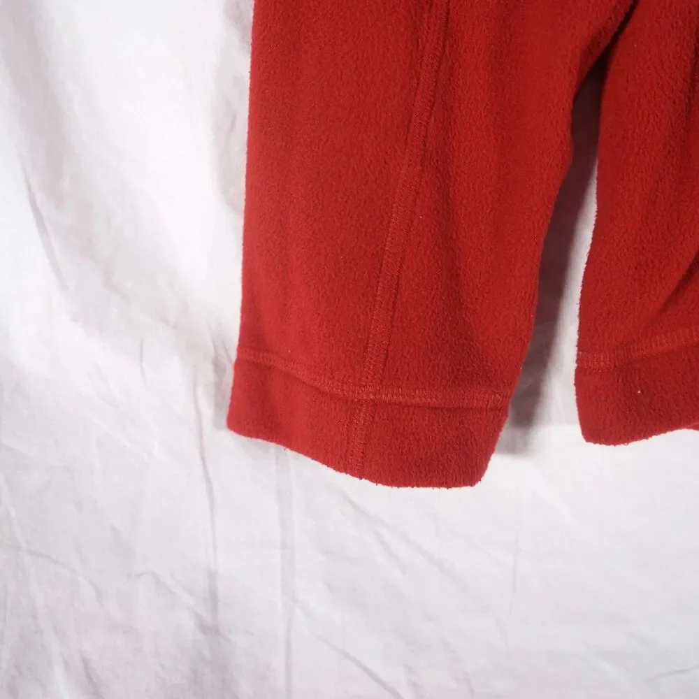Patagonia Fleece Quarter Zip Red Medium